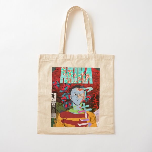 Akira Manga - AWAKEN TETSUO - Japanese Psychedelic Cotton Tote Bag RB0908 product Offical akira Merch