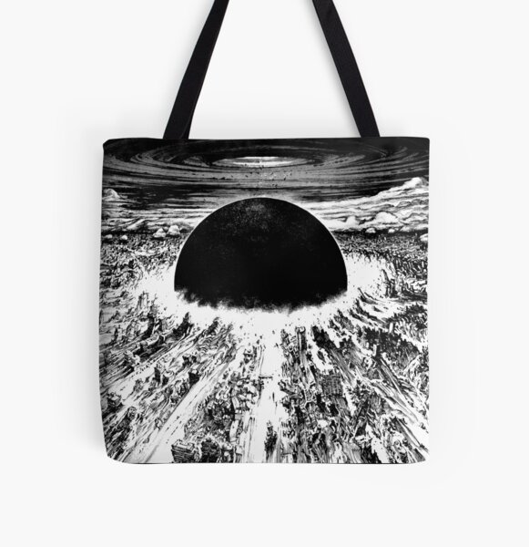 Akira cyberpunk city explosion All Over Print Tote Bag RB0908 product Offical akira Merch